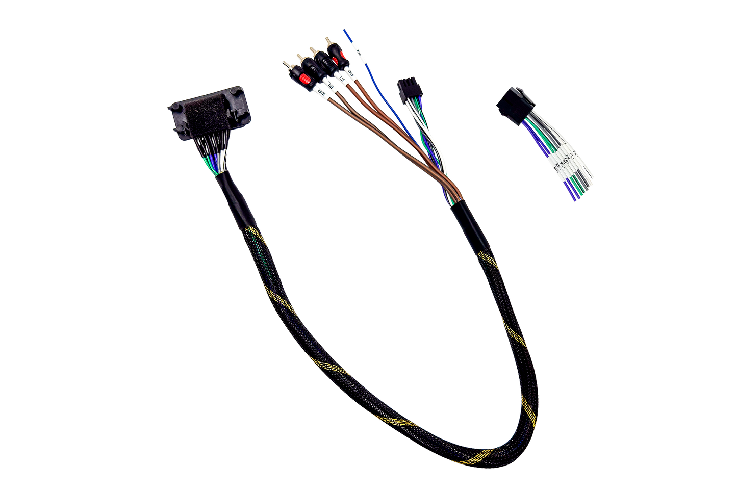 '20-'26 RZR® Pro Series Ride Command Front & Rear RCA Output + Speaker Wire & Remote | UTVS-PRO-RC-RCA-OUT