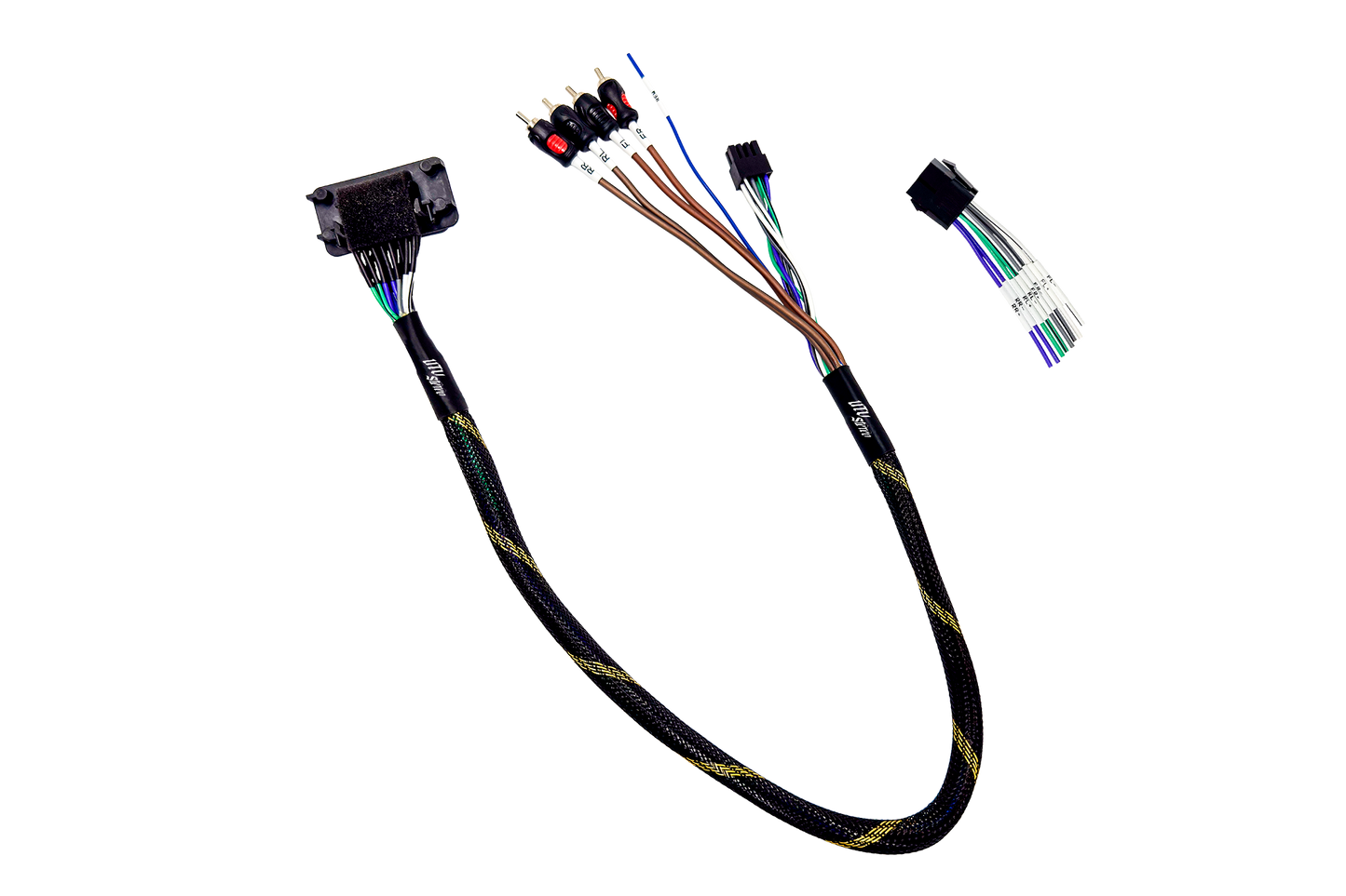 '20-'26 RZR® Pro Series Ride Command Front & Rear RCA Output + Speaker Wire & Remote | UTVS-PRO-RC-RCA-OUT