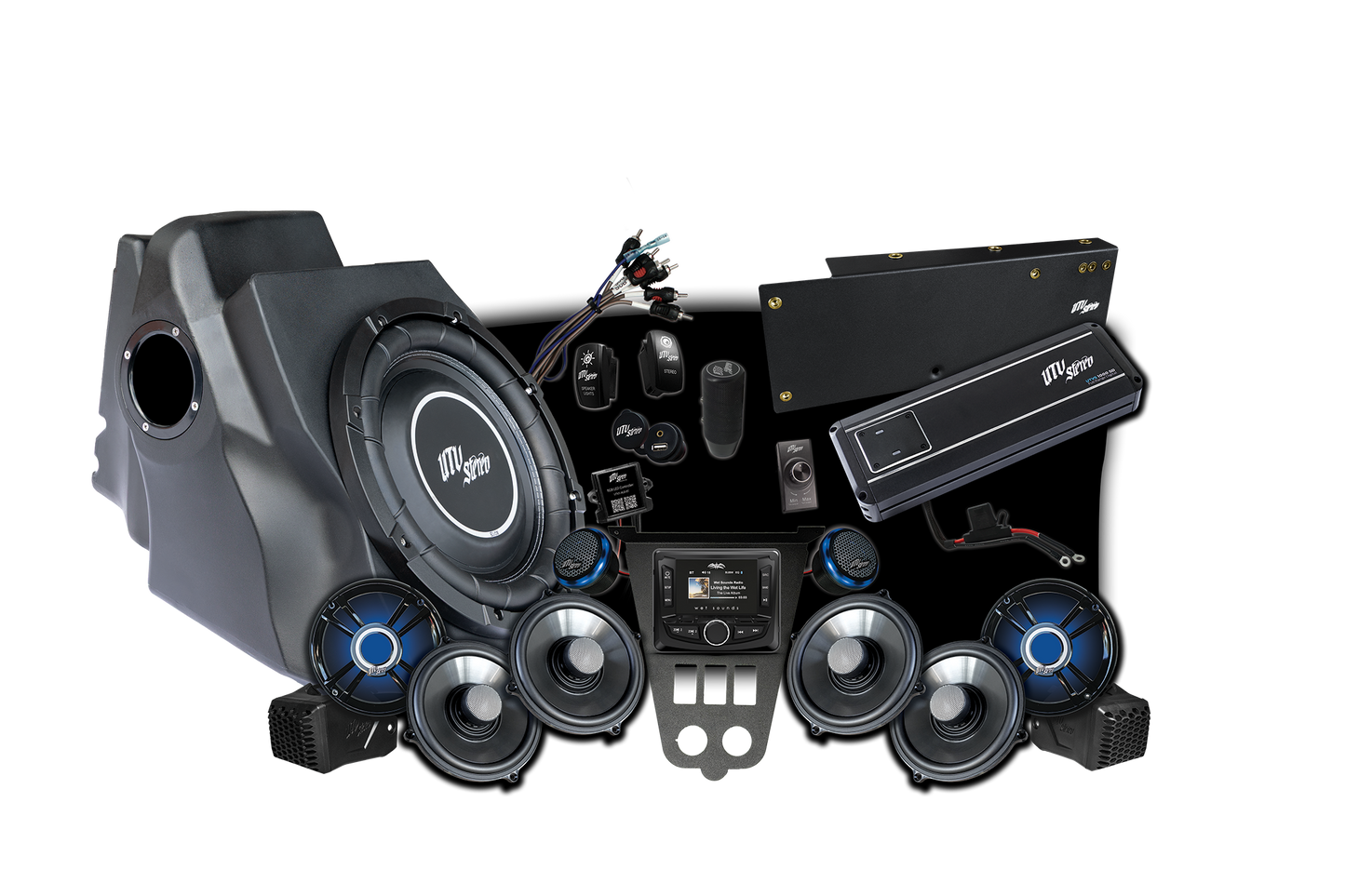 '25-'26 RZR® Pro Series Signature Stage 6 Stereo Kit | UTVS-PRO2-S6-S