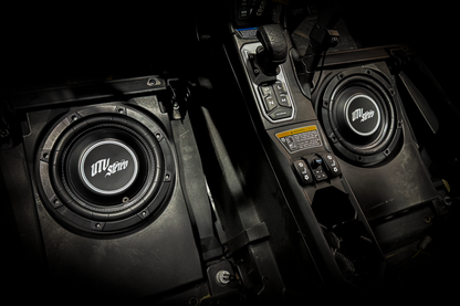 Can-Am® Maverick R 10" Front Driver Subwoofer Enclosure (4-SEAT MODELS) – Unloaded | UTVS-R-ENC-DRIVER-4F