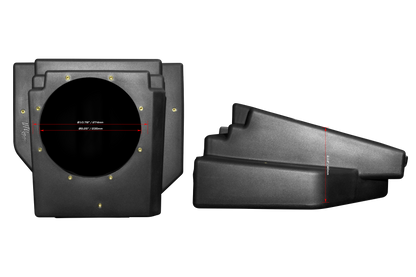 Can-Am® Maverick R 10" Rear Driver Subwoofer Enclosure (4-SEAT MODELS) – Unloaded | UTVS-R-ENC-DRIVER-4R