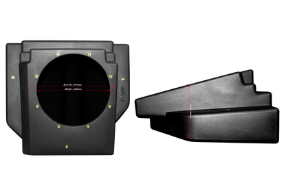 Can-Am® Maverick R 10" Rear Passenger Subwoofer Enclosure (4-SEAT MODELS) – Unloaded | UTVS-R-ENC-PASS-4R