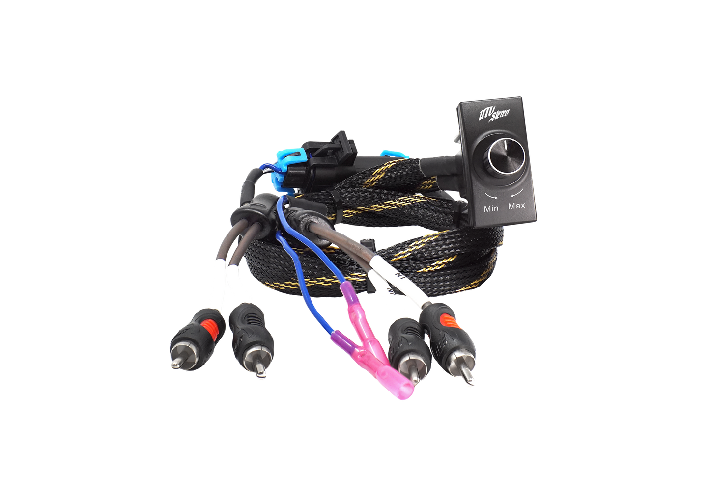 Can-Am® Maverick R BRP GO Subwoofer RCA Output Harness + Remote | UTVS-R-GO-SUB-OUT