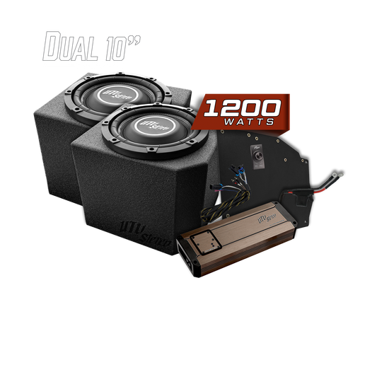 Polaris® Ranger 1200W Dual 10" Subwoofer Kit | UTVS-RNG-SUB-1200-2