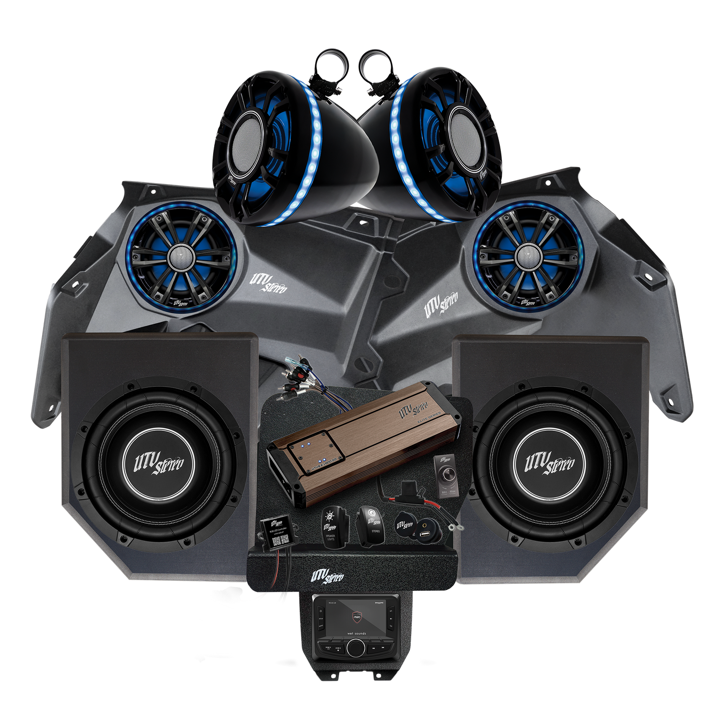 Can-Am® X3 Elite Series Stage 6 Stereo Kit | UTVS-X3-S6-E